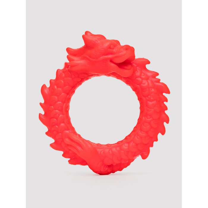 Creature Cocks Rise of the Dragon Silicone Cock Ring - Red
