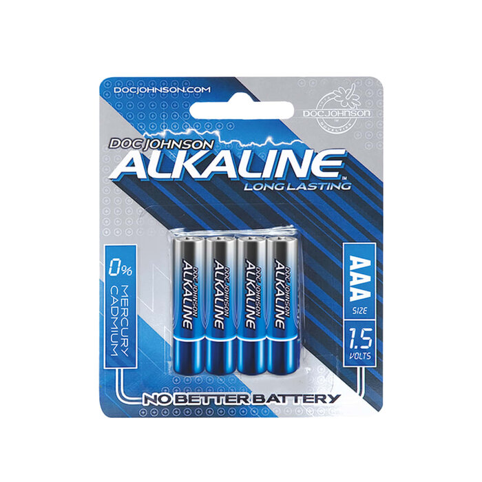 Doc Johnson Alkaline Batteries - AAA - 4-Pack