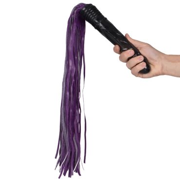 Thrusting Scourge Dual Function Dildo Flogger - 24 Inch