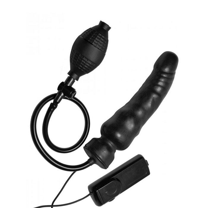 Master Series Ravage Vibrating Inflatable Dildo