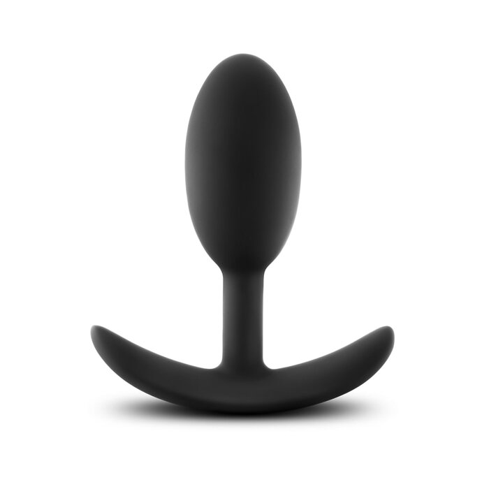 Luxe - Wearable Vibrating Slim Medium Plug - Black