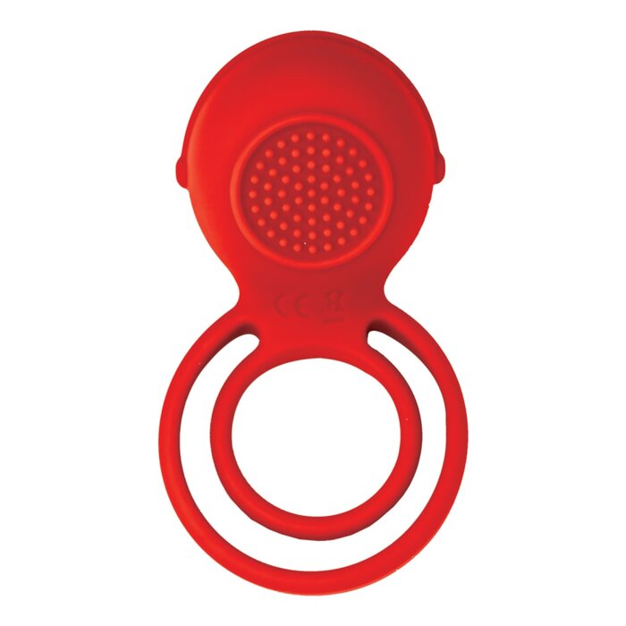 Cock Power Ultimate Vibrating Cock Ring - Red