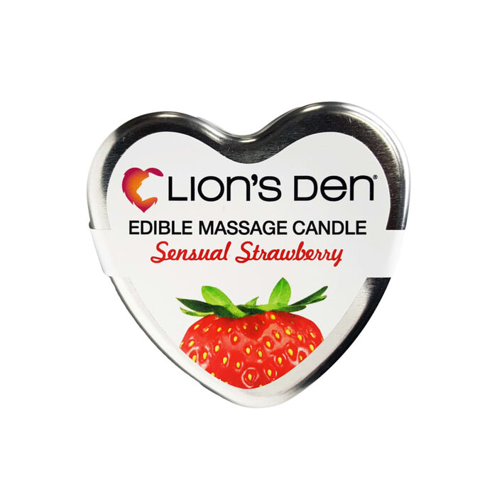 Lion's Den Strawberry Scented Massage Candle
