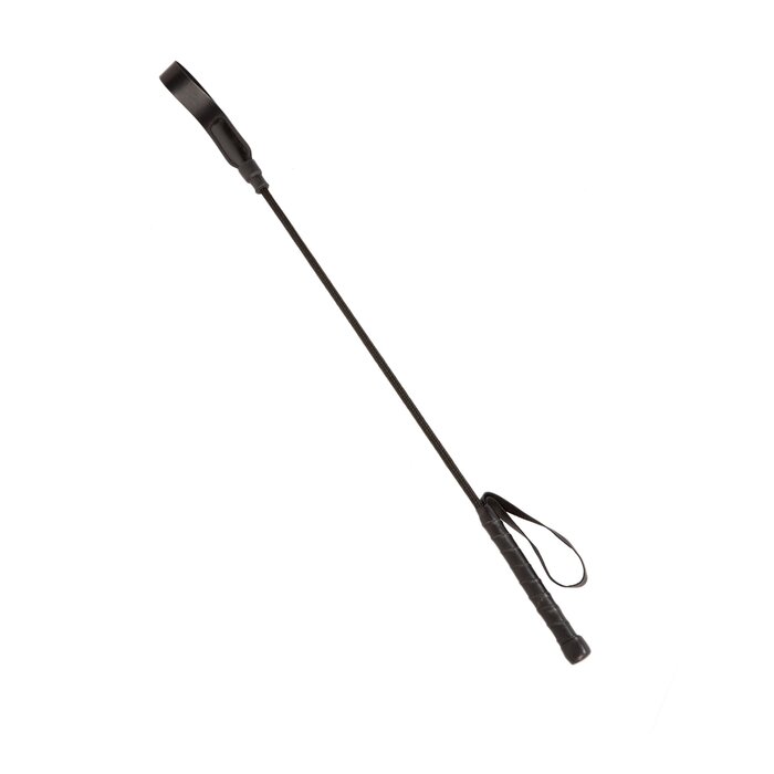 Long Riding Crop slim tip Black 24"