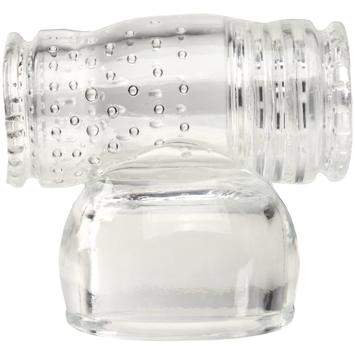 Doc Johnson Merci Cock Stroker Wand Attachment - Clear