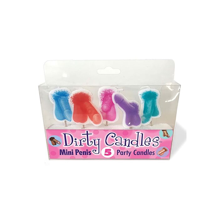Dirty Candles - Mini Penis 5-Pack