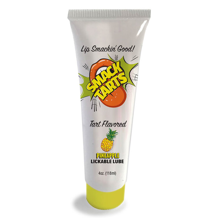 Smack Tarts Lickable Lube - Sour Pineapple - 4 oz.