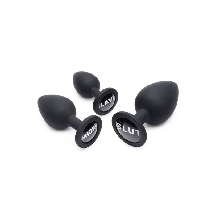 Dirty Words Anal Plug Set