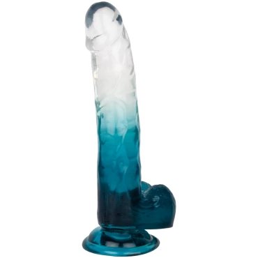 Blue Ice Realistic Suction Dildo - 10 Inch