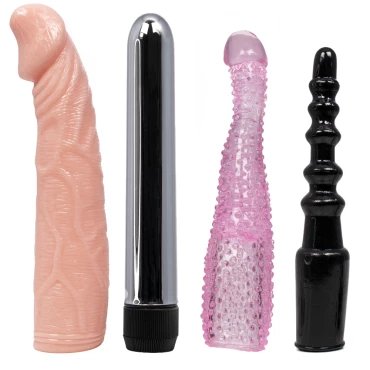 Buzz Thrill Dildo, Vibrator & Anal Toy Couples Play Set