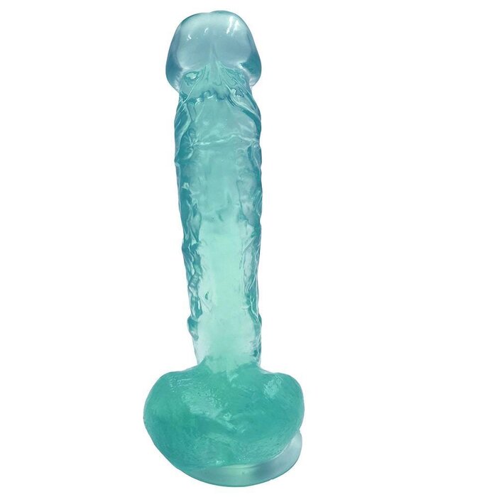 Spanksy 9" Green Suction Base Dildo for Ultimate Pleasure