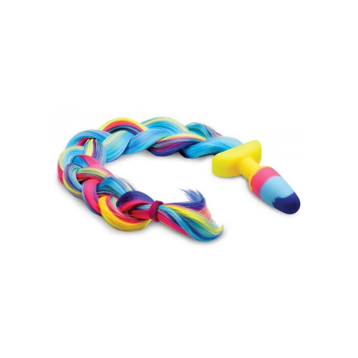 Rainbow Unicorn Tail Anal Plug