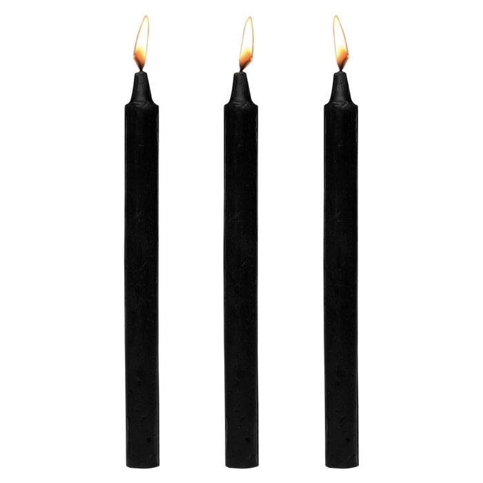 Fetish Drip Candles 3-Pack - Black