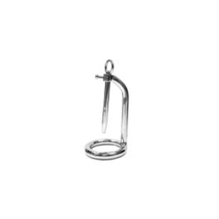 Stainless Steel 45mm Chastity Ring & Urethral Probe