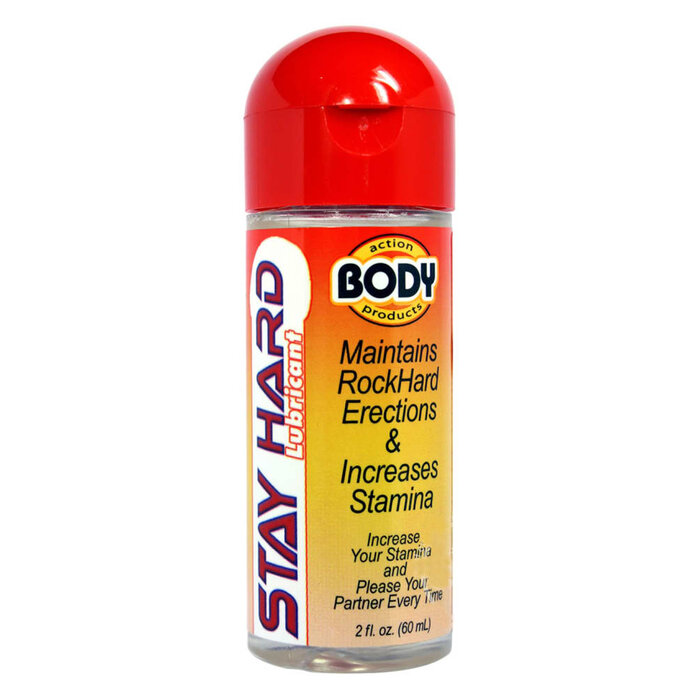 Body Action Stay Hard for Him Lubricant - 2 oz.