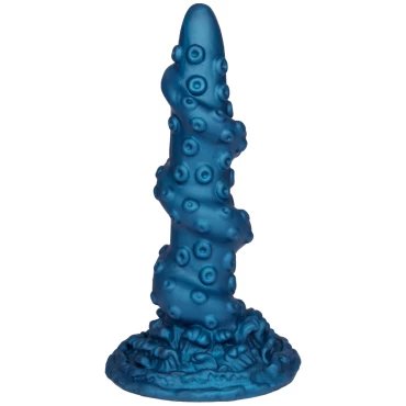 The Naughty-lis Monster Blue Tentacle Dildo Plug - 8.5 Inch