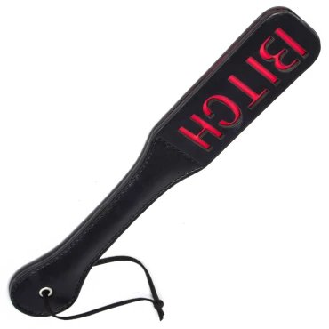 Bitch Slapper Faux Leather Spanking Paddle - 12.5 Inch