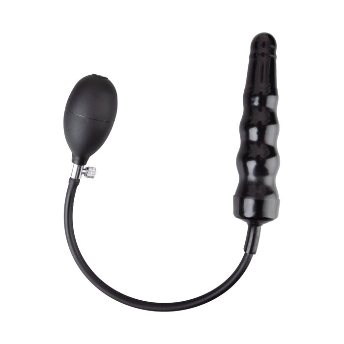 Moulded Rubber Inflatable Long Rib-Rider Dildo