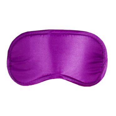 Satin Secrets Soft Blindfold Mask - Purple