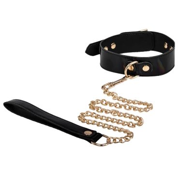 Pleasure Prism PU Collar And Leash