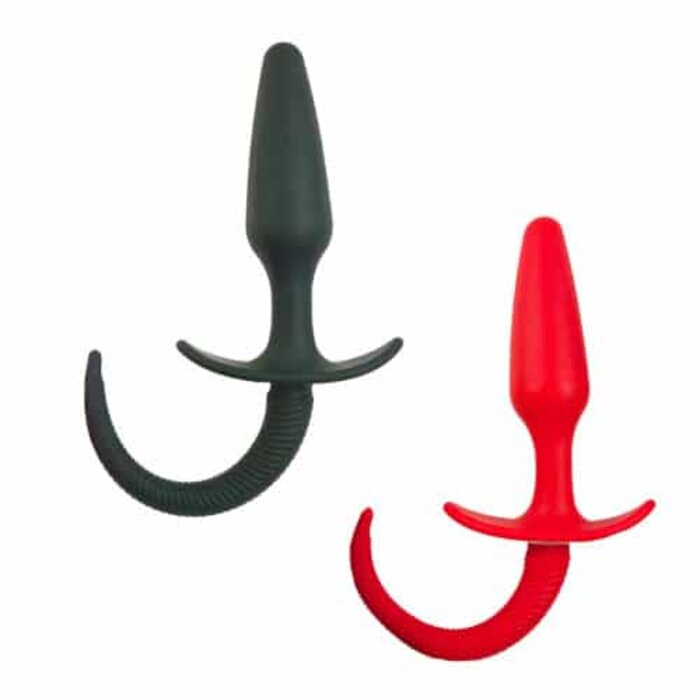 Classic Silicone Butt Plug with Tail