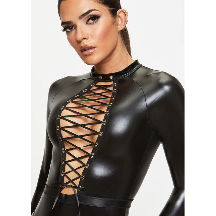 Ann Summers Cryptic Crotchless Body, Black