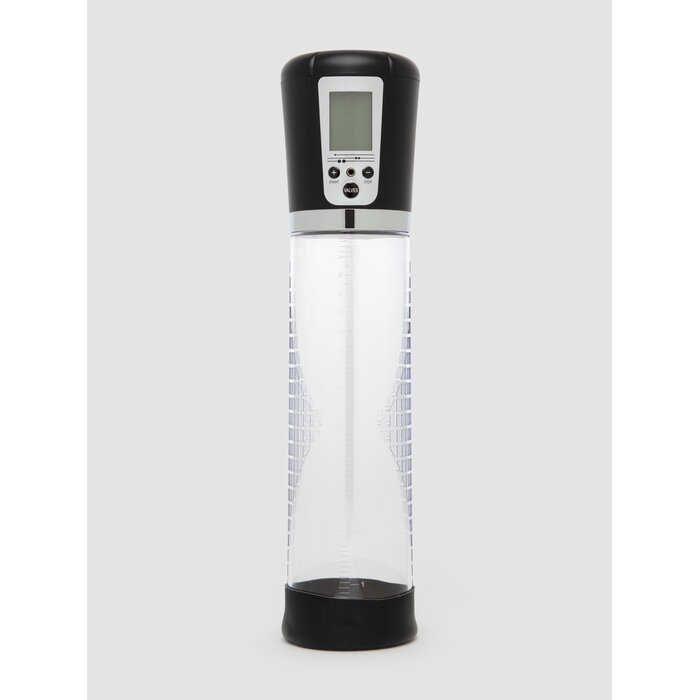Pumped Premium Rechargeable Automatic LCD Penis Pump - Clear