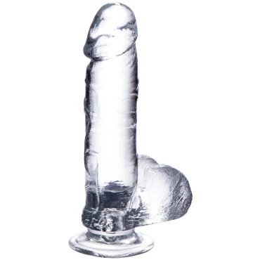 Crystal Lover Realistic Suction Dildo - 8 Inch