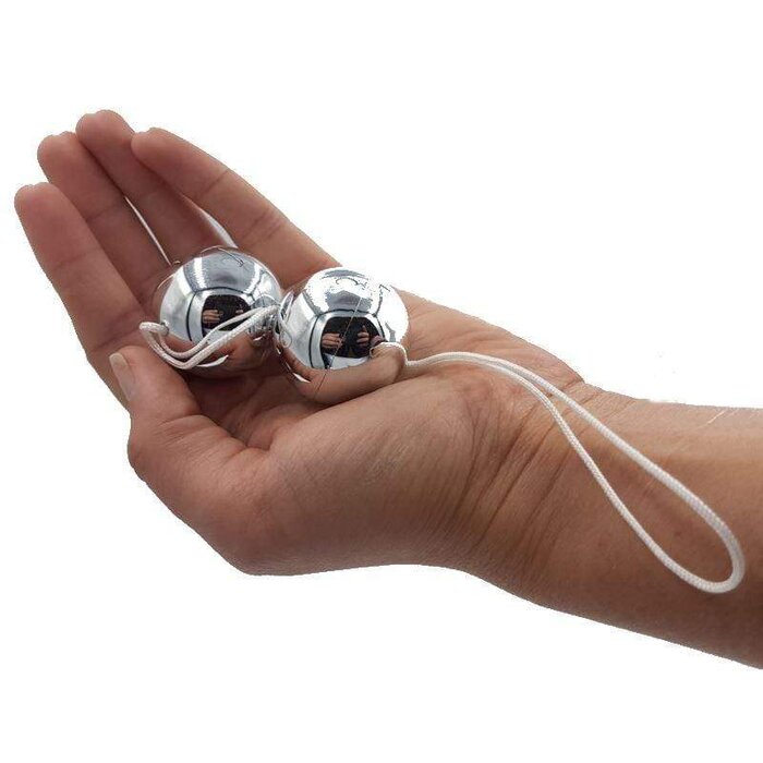 Vibratone Ben Wa Silver Smooth Touch Love Balls Kegel Eggs Pelvic Exerciser