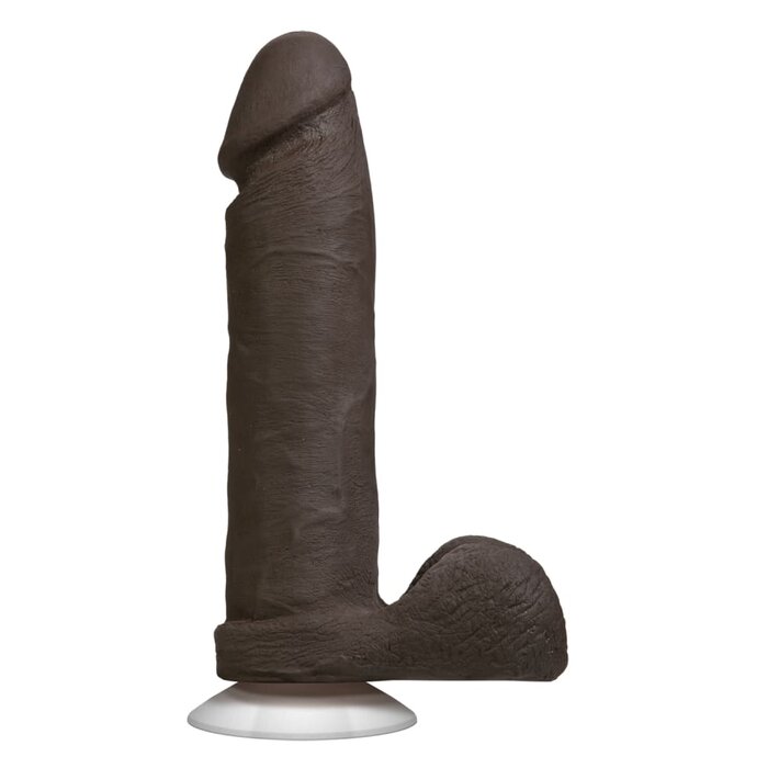 The Realistic Cock - With Removable Vac-U-Lock™ Suction Cup - ULTRASKYN™ - 8" - Chocolate