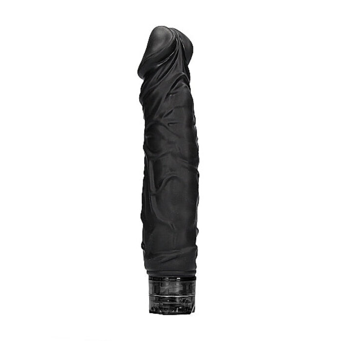 Realistic 10 Speed Vibrator - 24cm - Black
