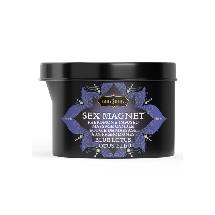 Sex Magnet Pheromone Infused Massage Candle - Blue Lotus