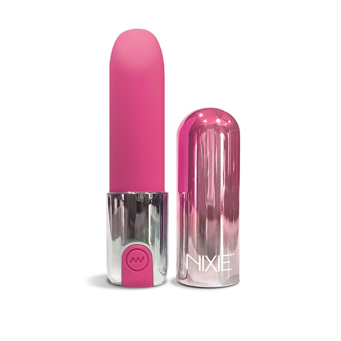 Nixie Smooch Lipstick Vibrator - Pink