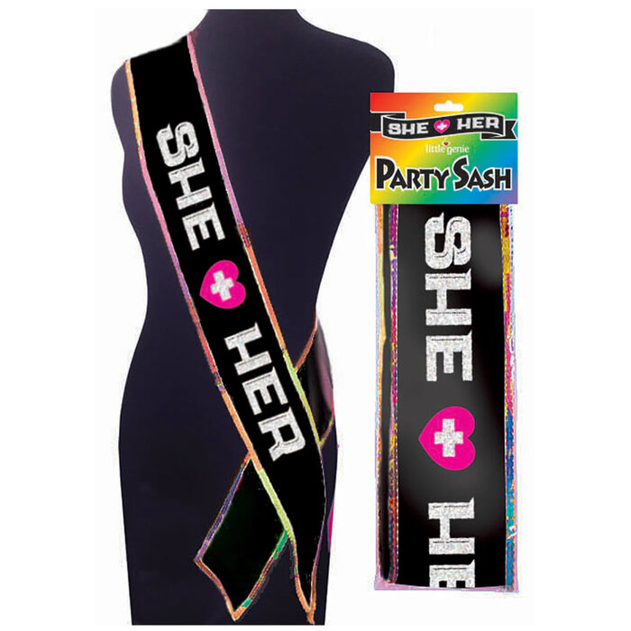 She + Her Party Sash