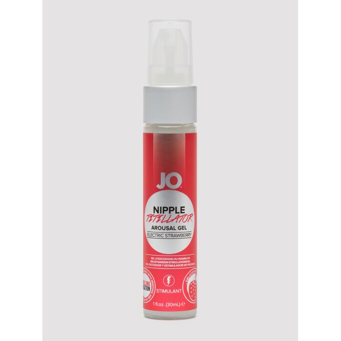 JO® Nipple Titillator Arousal Gel Electric Strawberry 30ml