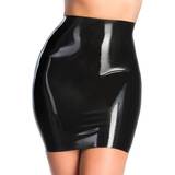 Rubber Girl Latex Retro High Waisted Mini Skirt