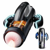 Leten 10 Vibrating  Sucking Heating Voice Handheld Masturbator Blowjob Machine