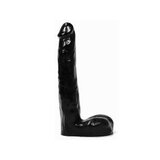 All Black - 8 inch Thin Dildo
