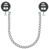 DOMINIX Deluxe Adjustable Bite Nipple Clamps with Chain