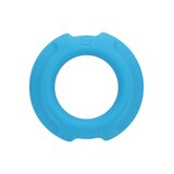 OptiMALE™ FlexiSteel Silicone, Metal Core Cock Ring - 35mm - Blue