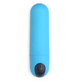 Bang! Vibrating Bullet With Remote Control - Blue