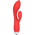 Frisky Business Red Silicone 10 Function Rabbit Vibrator