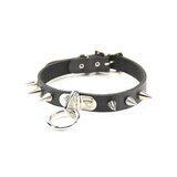 Bondage Choker with Cone Spikes