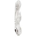 Screwball White Marble Silicone Rabbit Vibrator