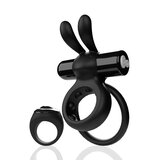 Remote Controlled Ohare Vibrating Ring - Black