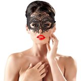 Cottelli Black Masquerade Lace Mask - One size - Black