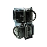 Bulldog Bondage Cuffs Black/Grey - One Size