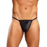 Male Power Black Smooth Satin Posing Pouch - One size - Black