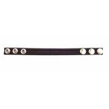 Leather Cock Ring/Strap Black & Black