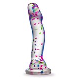 Neo Elite Hanky Panky Glow in the Dark Confetti Dildo - 7.5"